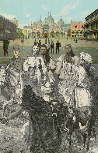 Christ's Entry into Venice by Peter Blake 