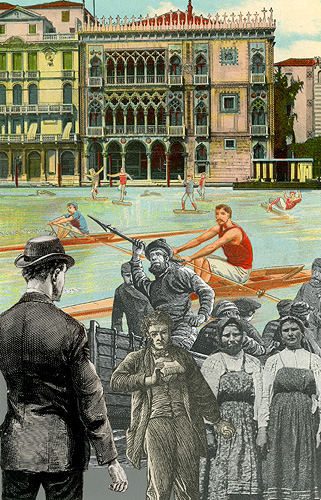 Single Sculls by Peter Blake 