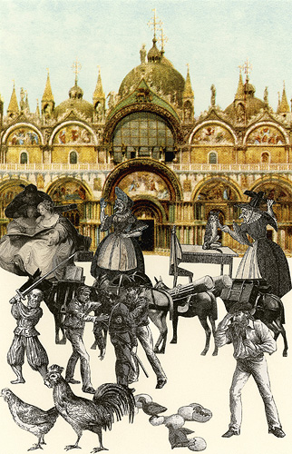 An Altercation by Peter Blake 
