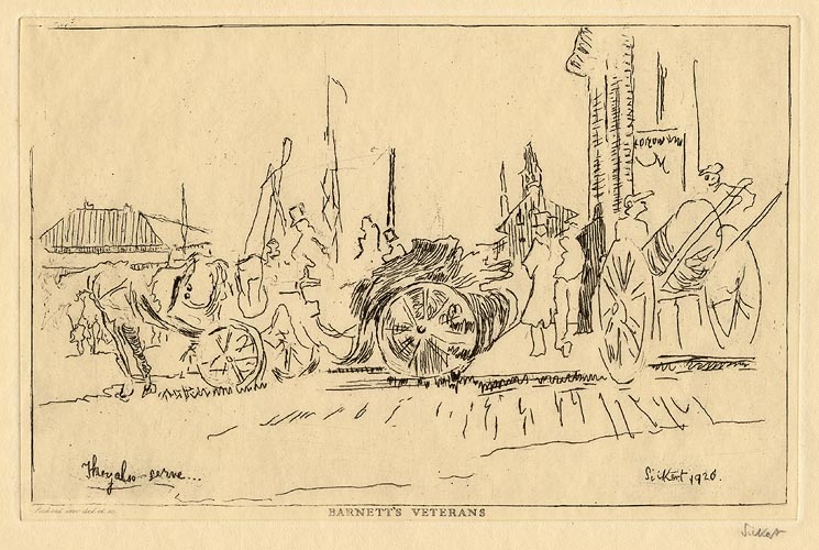 Barnett's Veterans [They also serve] by Walter Richard Sickert 