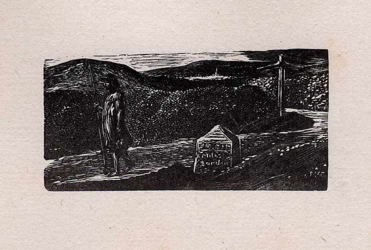 Colinet's Journey or "A fond desire strange lands and swains to know..." by William Blake