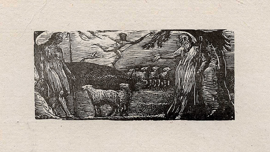 Thenot remonstrates with Colinet…or “Thine ewes will wander…” by William Blake 