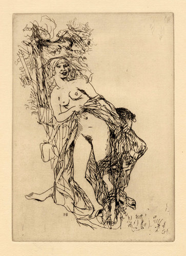 [Draped Figure] from The Life of Sainte Monique by Pierre Bonnard 