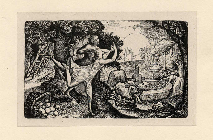 The Cyder Feast by Edward Calvert
