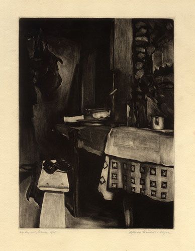 My Dug-out, Somme, 1915 by Adrian Cornwell-Clyne 