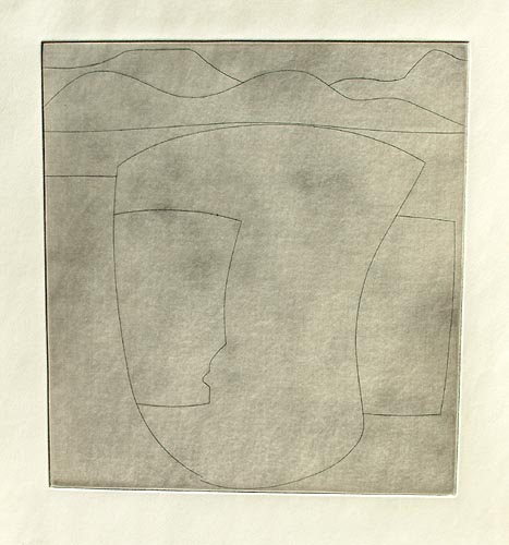 Euboea (Vertical) by Ben Nicholson