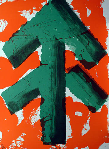 Welcome, from <i>Art and Sport</i> or Winter Sports by Howard Hodgkin