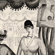 Le Tir Forain by Jean-Emile Laboureur