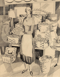 L’Écaillère by Jean-Emile Laboureur