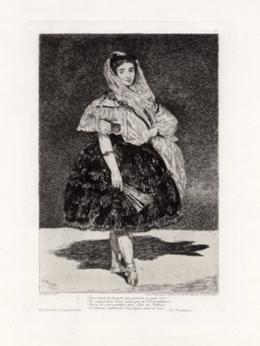 Lola de Valence by Edouard Manet 