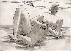 Reclining Figure  by Henry Moore