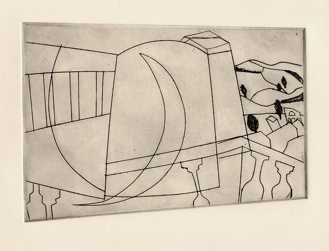 San Gimignano by Ben Nicholson 