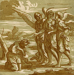 Abraham and the Angels by John Skippe