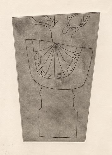 Turkish Sundial and Tree by Ben Nicholson 